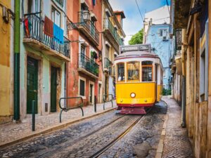 Tranvía de Lisboa.